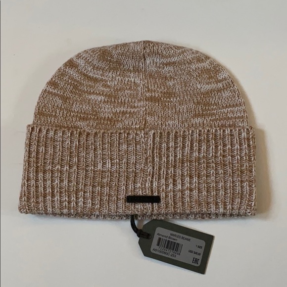 All Saints Accessories - All Saints marled beanie almond brown NWT